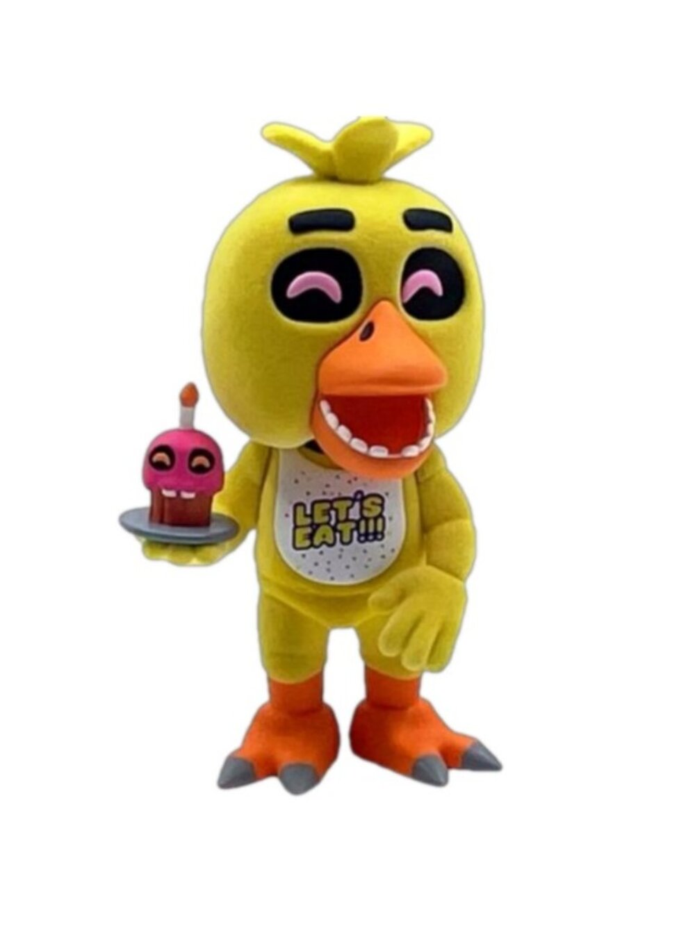 Yootooz FNAF Limited Edition Chica Flocked w/ Cupcake Vinyl Figure Brand New